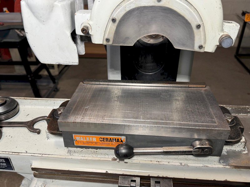 6" x 12" Harig Surface Grinder 612, Hand, Chuck, Dust Collector Base, 1 HP