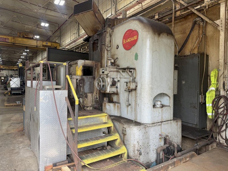 84” X 100 HP BLANCHARD MODEL #42-84 ROTARY SURFACE GRINDER : YOBRO #25951