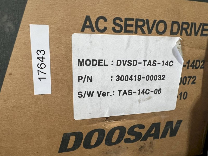 Doosan Vision CNC Servo Drive Unit DVSD-TAS-14C-06 DVSDTAS14C