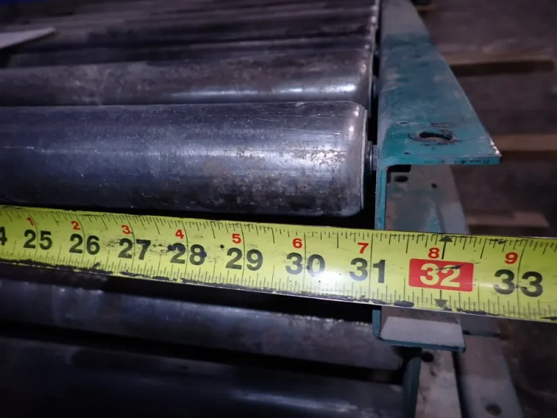 AUTOMATED CONVEYOR SYSTEMS 31" x 120" ROLLER CONVEYOR