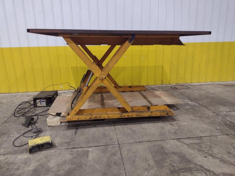 2,000 LBS X 96" X 72" ECONOLIFT MODEL #DT-SL38-20 LIFT TABLE: YOBRO #24990
