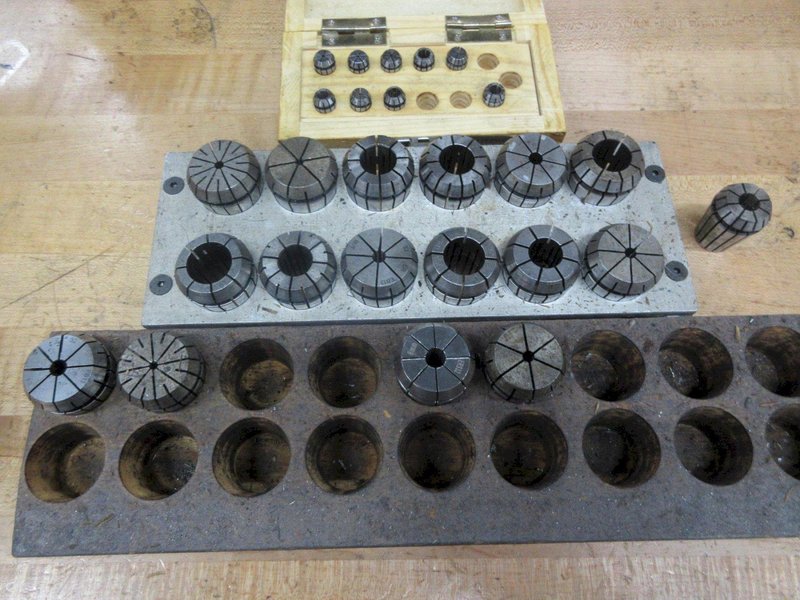 ER32 and ER11 Split Collets in Divider Racks- Auction Item