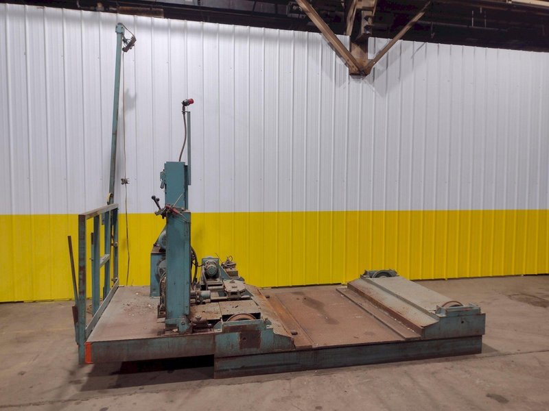 STAR ENGINEERING MODEL #S-3-7 HYDRAULIC POWERED RAIL TRANSFER CART WITH WINCH: STOCK #18491