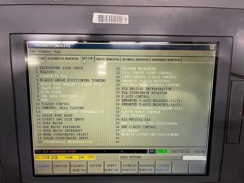 Mazak Integrex 300 - 2SY CNC Mill/Turn Lathe, 2002