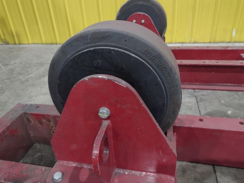 10,000 LB 5 TON RED-D-ARC MODEL #CR5 TANK TURNING ROLLS, POWER &amp; IDLER 110V POWER: YOBRO #24746
