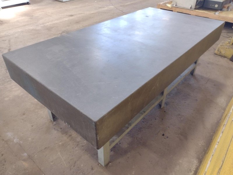 8&#039; X 4&#039; X 10&quot; CHALLENGE PRECISION LAYOUT INSPECTION GRANITE TABLE: STOCK #23809