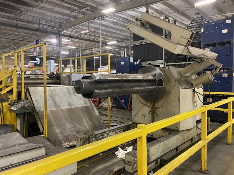 72&quot; X 12 GAUGE X 30,000 LBS GARY &quot;SLEAR&quot; SLITTING &amp; CUT TO LENGTH LINE: STOCK 15091