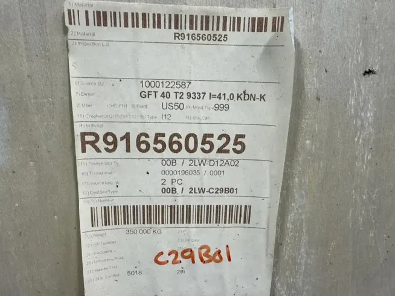 REXROTH HYDRAULIC REDUCTION GEAR  -  GFT 40 T2.9337
