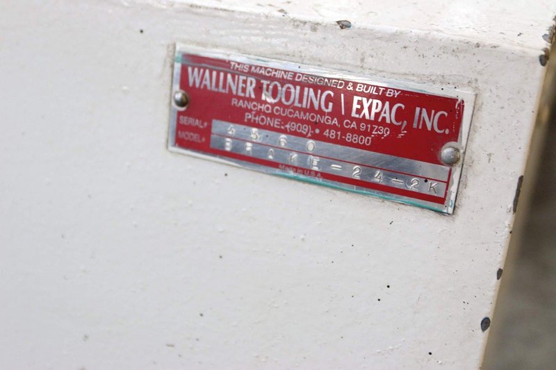 18&#039; WALLNER MODEL 3064 PRECISION SLITTING LINE: STOCK #70207