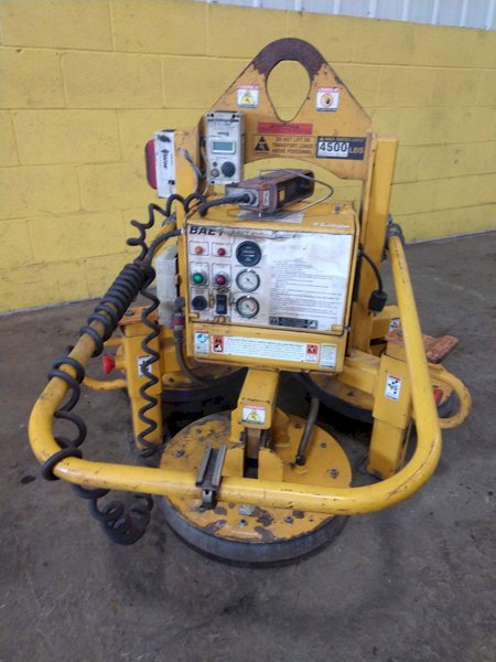 4500 LBS ANVER MODEL BAE1 VACUUM SHEET LIFTER. STOCK #2757