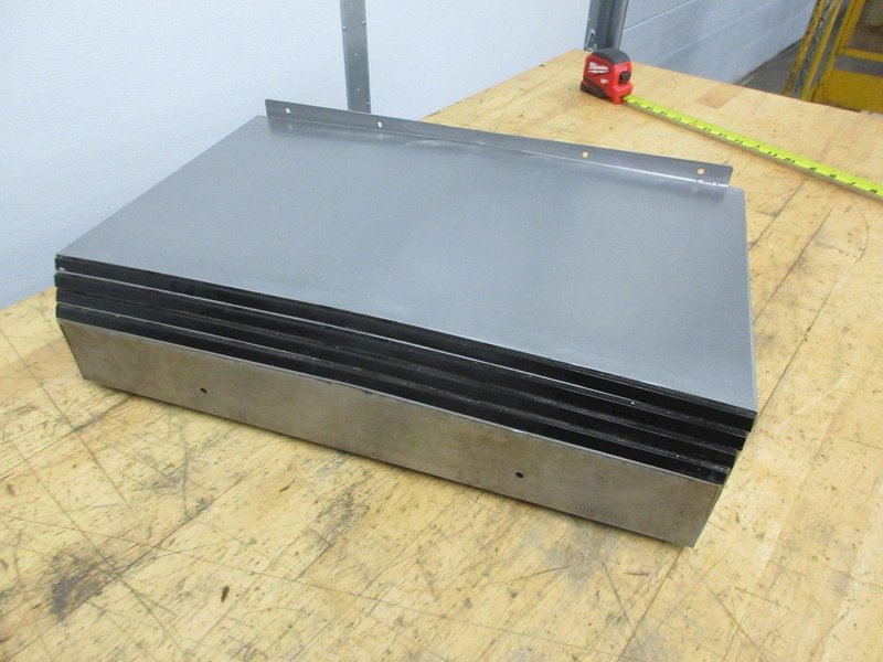 Used Haas 93-2677 X-Axis VF-3 Waycover, (1) Section for Left or Right Side