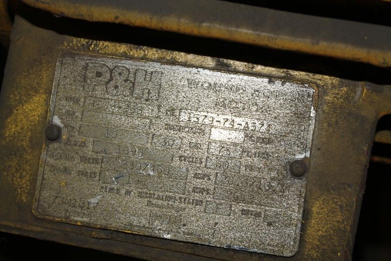 5 TON P &amp; H ELECTRIC HOIST WITH POWER TROLLY: STOCK #17650