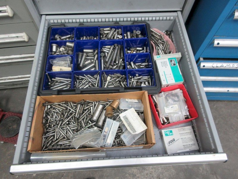 Lista Cabinet 9 Drawer with Die Springs / Bolts / Parts- Auction Item