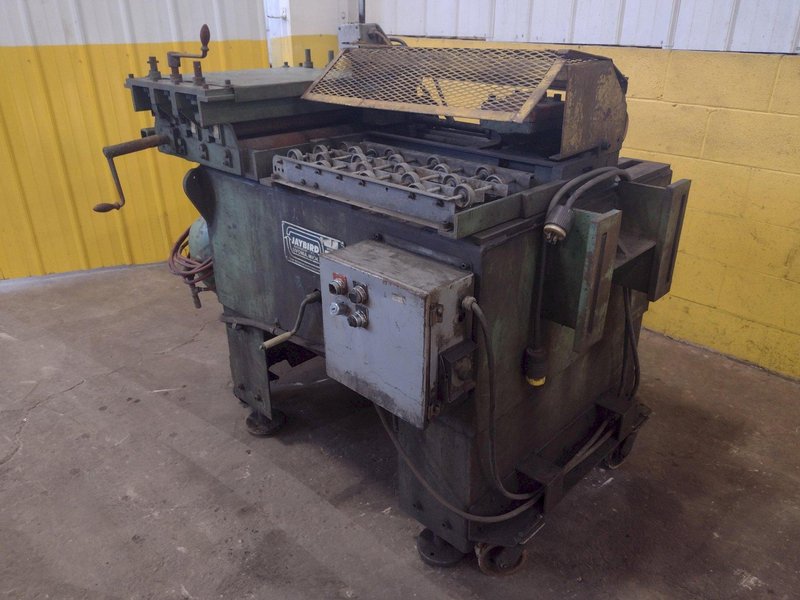 14" WIDE X 12" STROKE X .140" THICK JAYBIRD MODEL #J9-1812 COIL STRIP STRAIGHTENER: STOCK 15095
