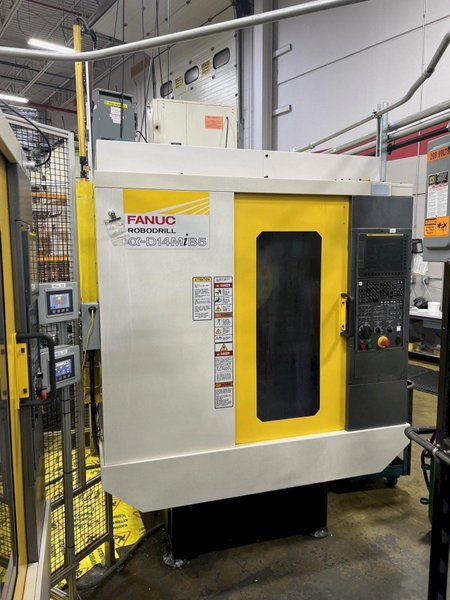 (2017) FANUC ROBODRILL D14MiB5 CNC MILING MACHINE. STOCK # 0559325