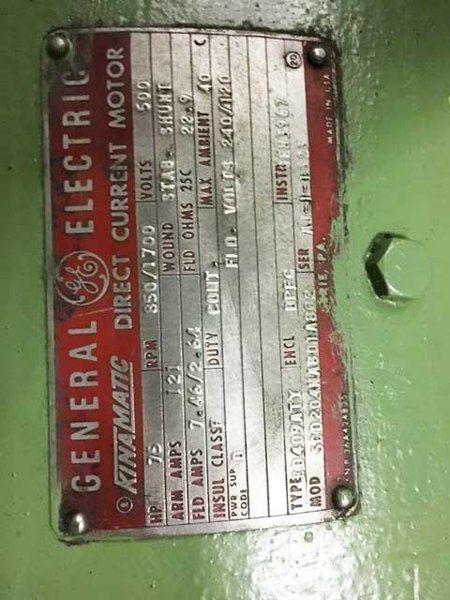 10&quot; x 2&quot;, FENN 2 HI WIRE FLATTENING MILL, 75 HP DC, CARBIDE SHELL ROLLS (12009)