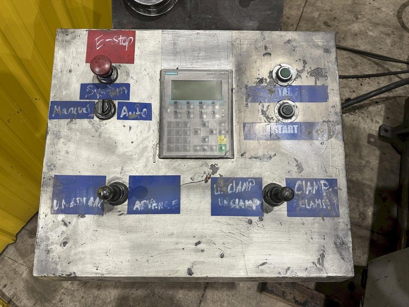 200 TON (2-3/8&quot; TO 9-5/8&quot;) DIAMETER TRUE GRIT MODEL CT200 HYDRAULIC TUBE &amp; PIPE PUSH POINTER / END FORMER/ SWAGING PRESS: STOCK #22399