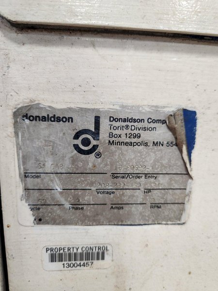 DONALDSON TORIT 64CAB DUST COLLECTOR USED