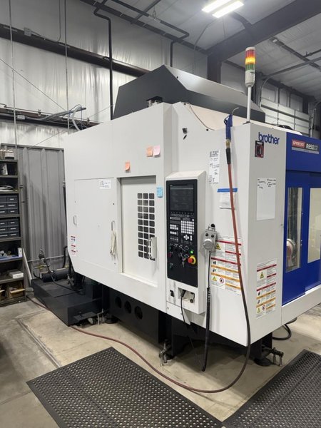 Brother Speedio R650X2 VMC, 2020 – Probe, 4th Axis, 1000 PSI HP