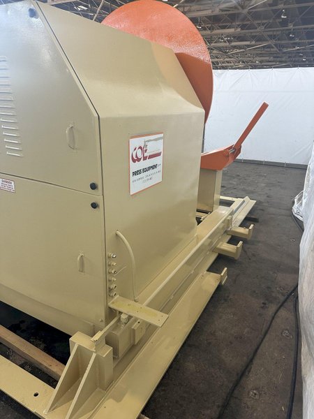 15000 LB X 24&quot; COE MOTORIZED POWER COIL REEL UNCOILER WITH COIL CAR: STOCK 18354