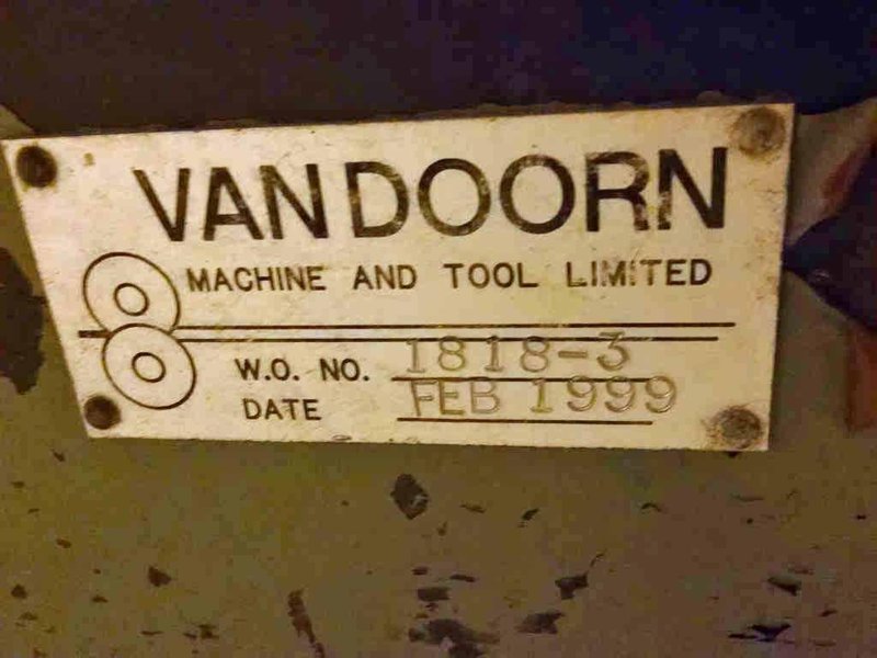 8 Stand 40.00&quot; x 3.25&quot; Michigan Roll Form Rollformer