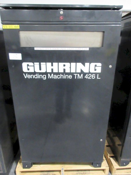 Guhring TM426L Tool Dispensing System - Inventory Management - (3) Vending Machines w/ Main Control Unit (Model TM426)- Auction Item