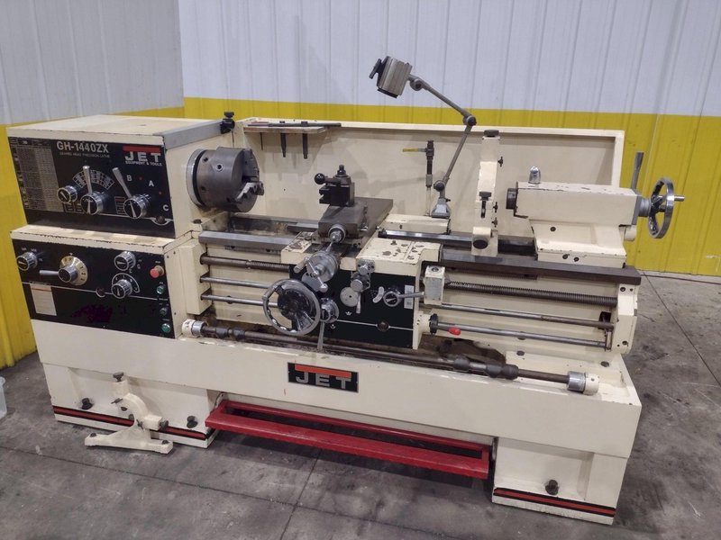 14&quot; X 40&quot; JET MODEL #GH-1440ZX GAP BED ENGINE LATHE, 3-1/8&quot; HOLE: YOBRO #24464