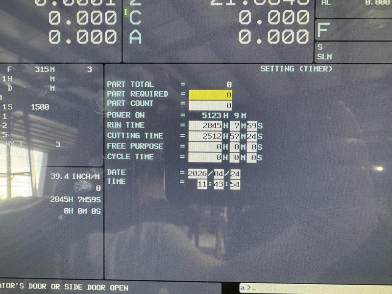 Doosan DVF 6500 5-Axis VMC, 2022 – 1000 PSI MP Systems