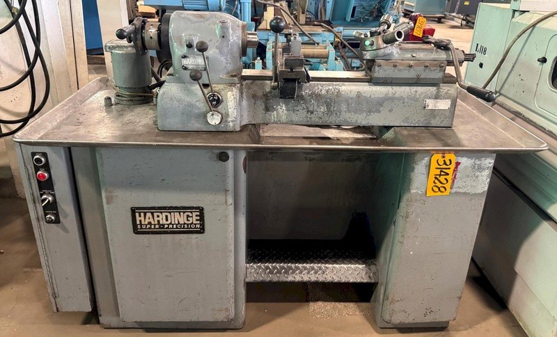 Hardinge Second Operation Lathe  DSV-59R, Dbl. Tool Cross Slide, Turret, 5C Closer, 1 HP