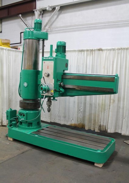4&#039; X 14&#039; BERGONZI/WILLIS-BERGO RADIAL ARM DRILL: STOCK # 59191