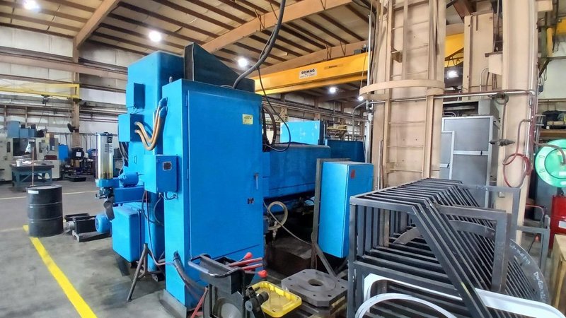 Mattison #48 Vertical Spindle Rotary Grinder, 48″ Rebulit Magnetic Table, Table Ways Reground Recently
