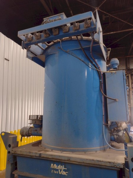 75 HP X 2 YARD MULTI-VAC MODEL #7500 MILLENIUM SERIES PORTABLE TRAILER MOUNTED VACUUM SYSTEM: STOCK #18866