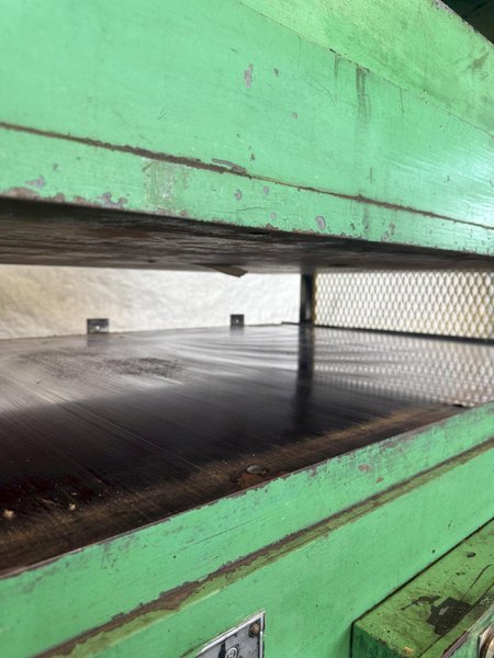 100 TON WABASH 4 POST HYDRAULIC PRESS. STOCK # 0777525