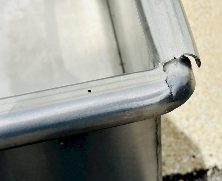 8’ x 30” x 17.5” Stainless Steel  |  Single Compartment Sink