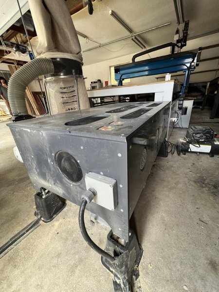 4’x8′ ShopSabre Pro 404 CNC Router, 2018 – Dust Collector, Vacuum Pump