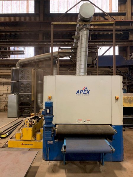52&quot; X 2 BELT APEX MODEL #3052M-DDSS BELT GRINDER FINISHING MACHINE, NEW 2012: STOCK 14139