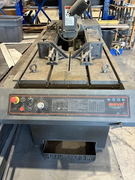 18″ x 22″ Marvel Series 8 Mark-II Vertical Tilt-Frame Bandsaw, 2017 – Less than 10 Hours