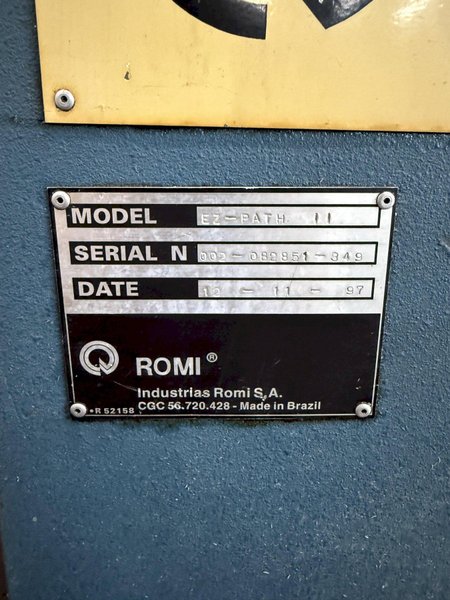 20&quot; X 40&quot; BRIDGEPORT ROMI EZ-PATH II CNC LATHE. STOCK # 0550525