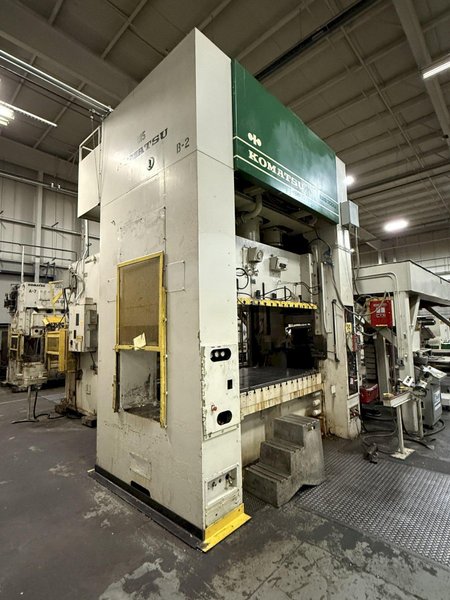 300-ton Komatsu Straight Side Mechanical Press For Sale Model #E2G-300U