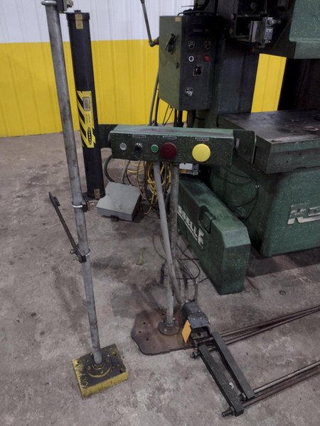 80 TON ROUSSELLE MODEL #8B-48 GAP FRAME PUNCH STAMPING PRESS, 6" STROKE: STOCK #20727