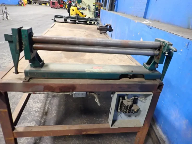 TENNSMITH / ROPER WHITNEY COMPANY 36" / 22 GAUGE MANUAL SLIP ROLL / BENDING BRAKE UNIT  -  SR36 / U422
