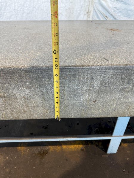 96&quot; X 48&quot; X 10&quot; GRANITE SURFACE PLATE W/ STAND. STOCK # 0880925.