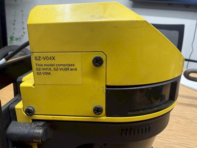 2024 KEYENCE MODEL SZV04X SAFETY LASER SCANNER, MULTI-FUNCTION TYPE, WITH CAMERA FUNCTION: YOBRO #24839