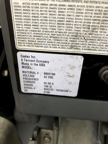 CASTEX MODEL FS-2000 AUTO FLOOR SCRUBBER: STOCK #14007