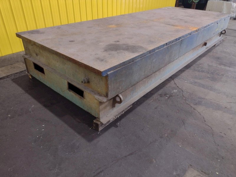 16&#039; X 6&#039; X 26&quot;H HEAVY DUTY STEEL TOP WELDING LAYOUT TABLE: STOCK #18978