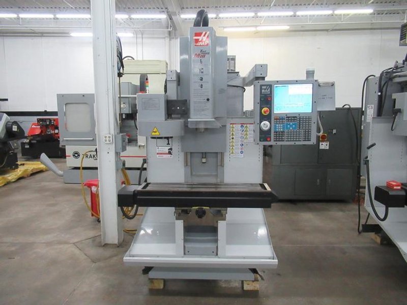Haas TM-1 CNC Vertical Toolroom Mill, 30"x12"x16", 10 ATC, 4th Axis Drive, 4K RPM, Rigid Tapping