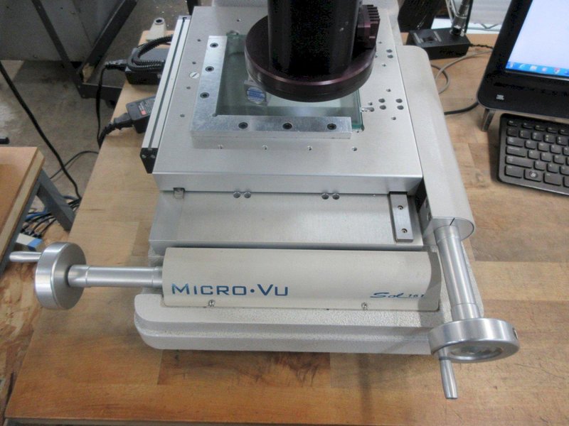 Micro-Vu Sol 161 Manual Optical Measurement System with PC Operating System- Auction Item