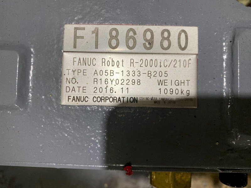 FANUC – R-2000iC/210F w/ R-30iB Controls REFURBISHED **NO PENDANT OR CABLE