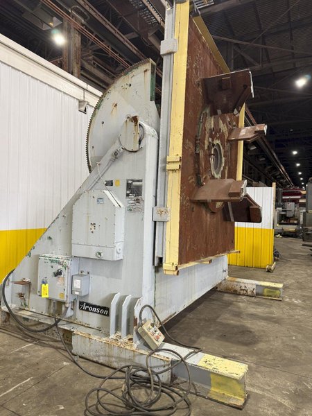 120,000 LBS (60 TON) ARONSON MODEL #G1200 POWERED WELDING POSITIONER: STOCK #15007