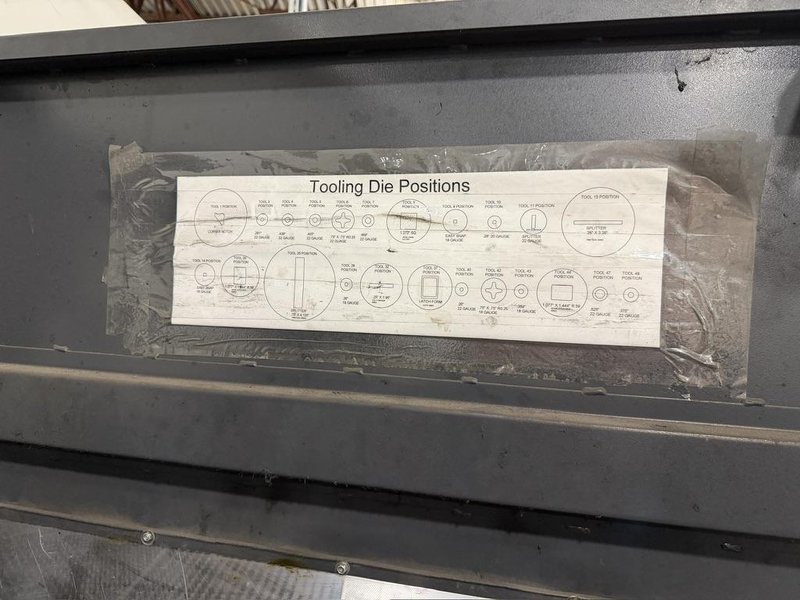 LVD STRIPPIT 30 TON TURRET PUNCH MODEL V30-1525, NEW 2011, 60" X 98.4" CAPACITY, FANUC 18i-PB CONTROL, TOOLING, SPARE PARTS , AND LASER LIGHT CURTAINS INCLUDED